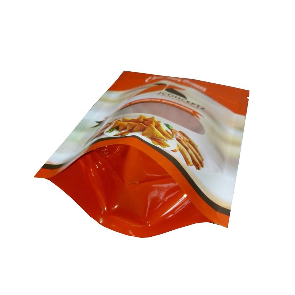 Custom spice packaging ziplock bag with window bag