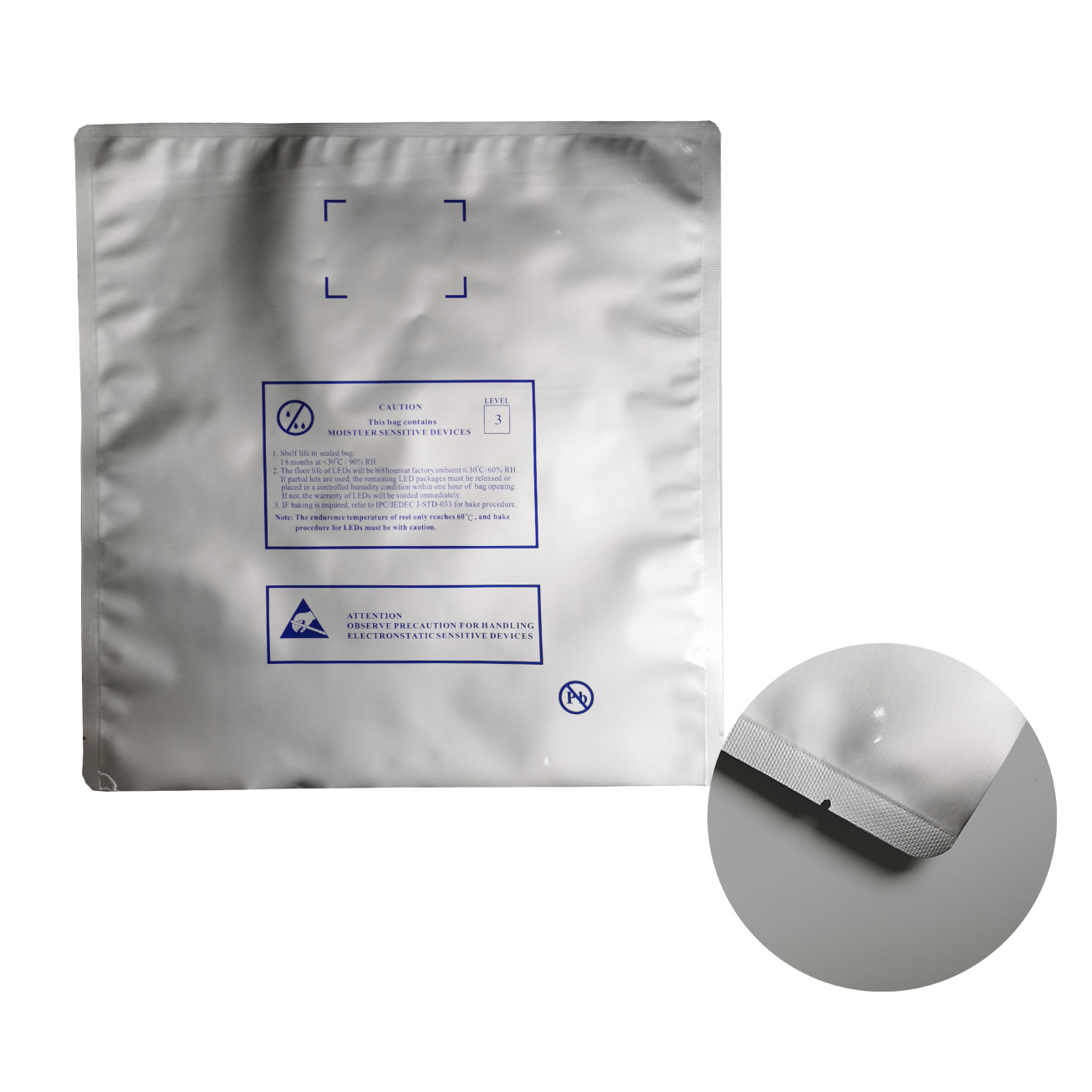 Direct selling high barrier food aluminum foil cooking bag