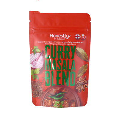 Manufacturer Matte Spice Stand Up Pouch Packaging Bag .400