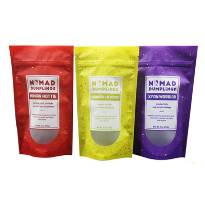 Supplier self-supporting self-sealing food packaging bag .400