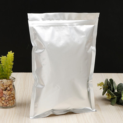 Supply three-side sealing flat-bottom aluminum foil bag.400